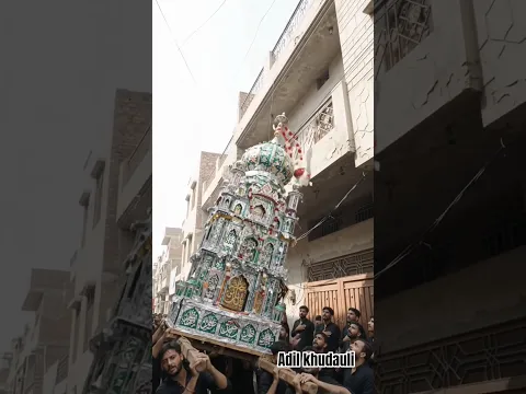 😯 Muharram tajiya parcham e abbas|| #muharram #yahussain #tajiya