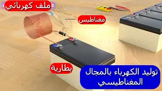 توليد الكهرباء بالمجال المغناطيسي 