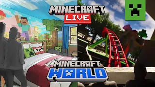 MINECRAFT WORLD: ROLLERCOASTER AND HOTEL REVEALED! | Minecraft LIVE – SEPT 2026