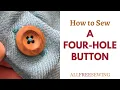 How to Sew Four-Hole Button