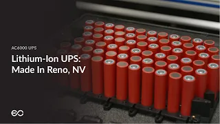 The AC6000 Lithium-ion UPS Manufactured in Reno Nevada