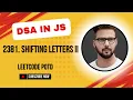 Leetcode POTD 2381 Shifting Letters II DSA in Javascript