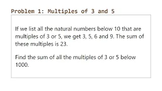 Project Euler Problem 1