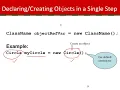 User defined Class - part1