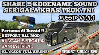 bussid v4 4 1 kodename sound serigala khas truk tni support all mod bus simulator indonesia