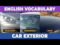 Car Parts Exterior Advanced English Vocabulary Words
