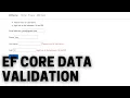 Data Validation with Entity Framework Core Using ModelState in ASP NET Core Web App