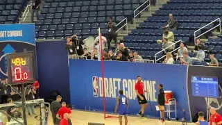 Bronny James records 32 standing vertical 40 5 max vert NBA on ESPN