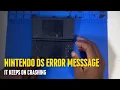 Nintendo DSI Pokemon edition error message fix