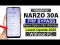 Download Lagu Realme NARZO 30A : Google Account/ FRP Bypass - Reset Option Not Working - (Without Pc) 2025