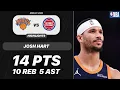JOSH HART vs DETROIT PISTONS 14 PTS 10 REB 5 AST 4 STL NBA PLAYOFFS Highlights 04-27-2025