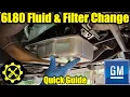 GM 6L80 Transmission Fluid Filter Change - Service Guide