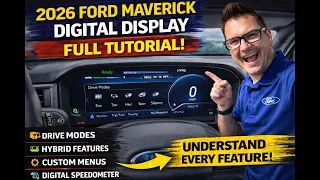 2026 Ford Maverick Digital Display Tutorial - Full Walkthrough Settings Guide
