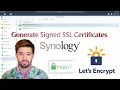 Generate Signed SSL Certificates with Lets Encrypt and Synology NAS 4K TUTORIAL