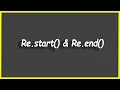 Python Programs Re start Re end