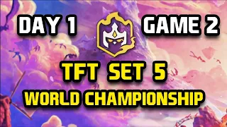 TFT Worlds Set 5 - Day 1, Game 2 HIGHLIGHTS