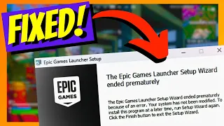 Fix Epic Games Launcher Setup Wizard Error in 60 Seconds