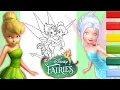 Tinkerbell Coloring Coloring Tinkerbell and Periwinkle Disney Fairies Coloring Page