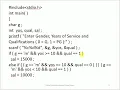 Nested Selection Statement