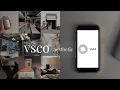 how to use VSCO aesthetic editing