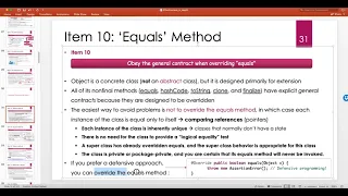 Effective Java in depth -
