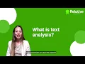Text Analytics 101