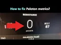 Peloton metrics not working Why resistance cadence and output not showing on Peloton bike FIX