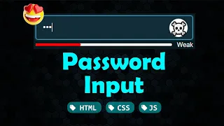 ASMR Programming - Password Input Form with HTML CSS and JavaScript