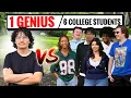 Genius Isaac vs 6 College Students Quiz