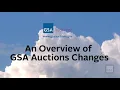 An Overview of GSA Auctions Changes
