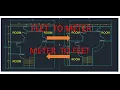 How to convert autocad drawing meter to feet and feet to meter