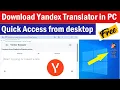Yandex Translator for Windows PC How to Download Yandex Translator in PC