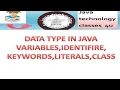 data type in java