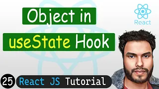 useState Hook with Objects in React React JS Tutorial