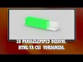 3D parallelepiped dizayni progress bar sifatida ishlatish mumkin html va css yordamida