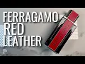 FERRAGAMO RED LEATHER PP