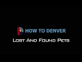 How to - Lost and Found Pets
