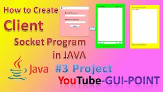 Create an Client Socket Program in JAVA Client Socket Programming in java GUI POINT JAVA