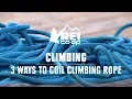How to Coil a Climbing Rope REI