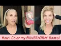 How to Color Roots At Home - Silver to Blonde