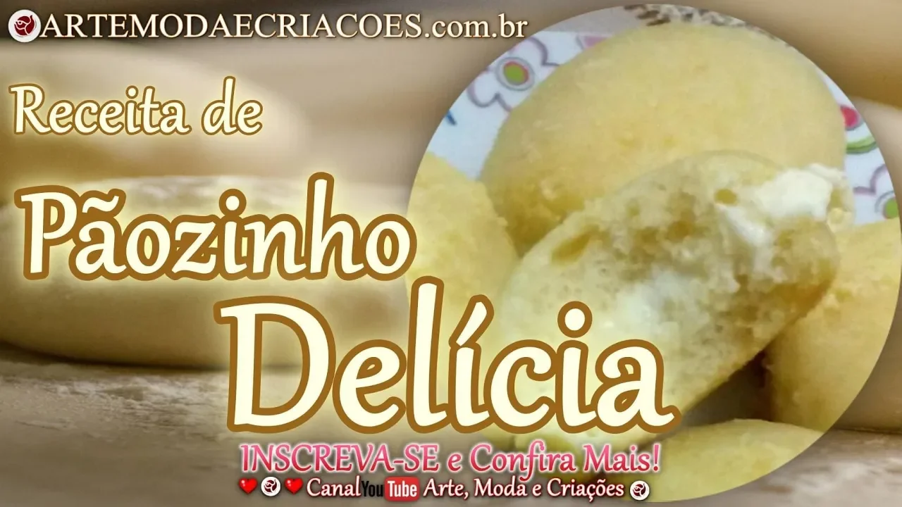 RECEITA DE PÃOZINHO DELÍCIA