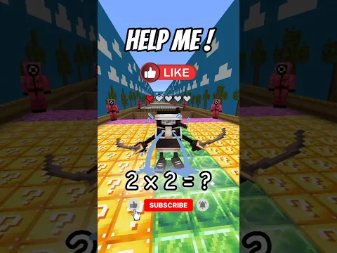 Italian Brainrot VS SquidGame Longer Jumping ππ #204 #italianbrainrot #minecraft - BlockOfFun