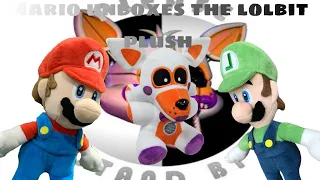 Mario unboxes the lolbit plush