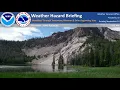 25 Hazard Briefing - Unsettled Through Tomorrow Warmer Drier Beginning Tues