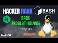 Grep Hacker Rank Bash Problem solving