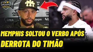 Elenco rachado no Timão? Memphis dá declaração polêmica após derrota para a Chapecoense