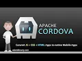 Apache Cordova Tutorial Convert Web App to Mobile App