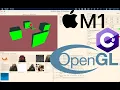 C OpenGL Game Engine Tofu3D - Directional Ambient Lighting Demo M1 Apple Sillicon