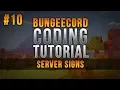 BungeeCord Coding Tutorial - Server Signs