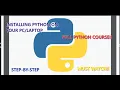 INSTALLING PYTHON ON YOUR - FULL PYTHON COURSE LESSON-2